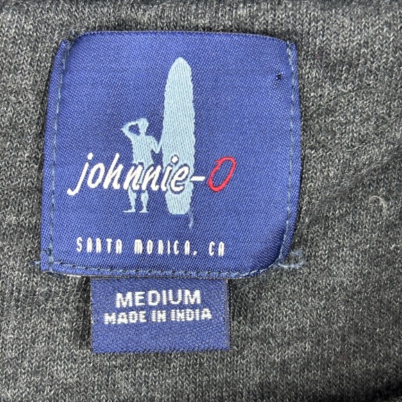 Johnnie-O- Pamlico Fleece Sweatshirt- Medium-‎ Black- Excellent condition!! - Picture 3 of 3